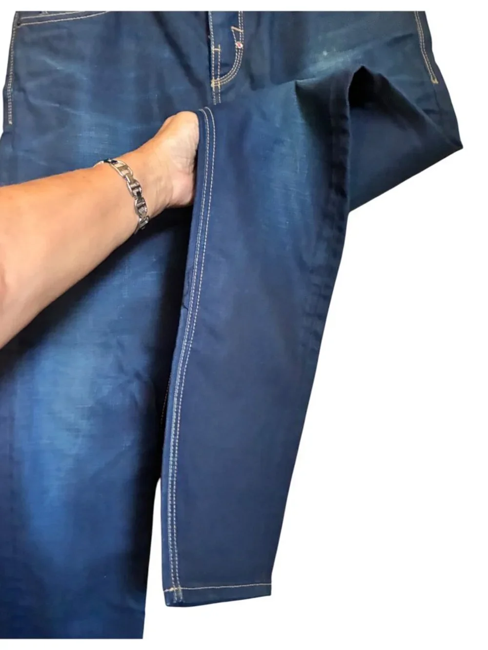 Antony Morato Frankie Carrot Jeans Mens 30 Dark Blue Good Vintage Effect Tapered